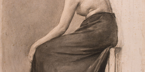 image for: Josep Llimona - Dona asseguda - 1900