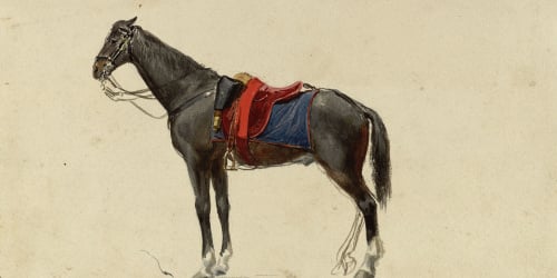 image for: Marià Fortuny - Euga del general Prim - Cap a 1860