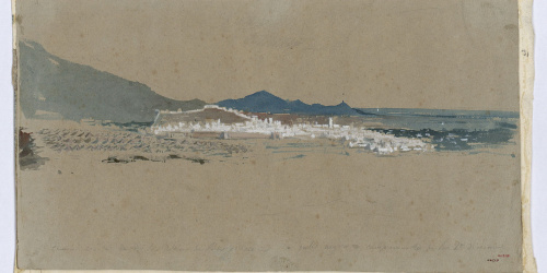 image for: Marià Fortuny - Tetuán vista desde la altura de Benigomar - 1860