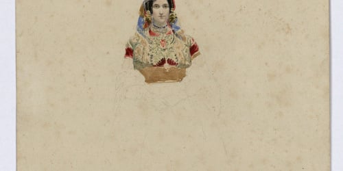 image for: Marià Fortuny - Núvia jueva - Cap a 1860-1862