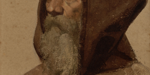 image for: Marià Fortuny - Cap de frare - Cap a 1862