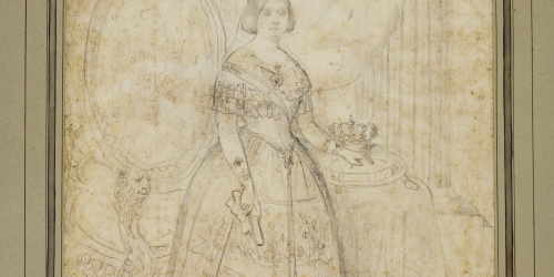 image for: Marià Fortuny - Retrat d'Isabel II - 1855