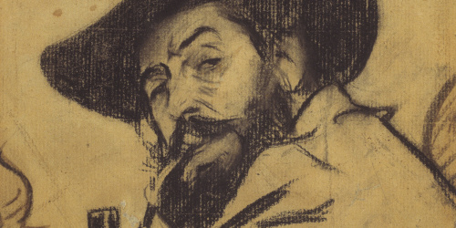 image for: Ramon Casas - Retrat de Pere Romeu - Cap a 1897-1898