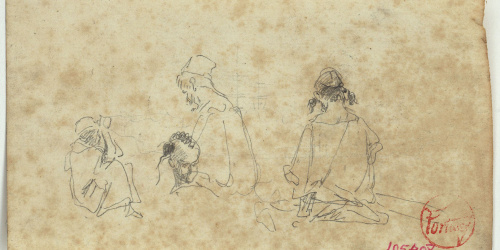 image for: Marià Fortuny - Marroquins (anvers) / Marroquins (revers) - Cap a 1860-1862