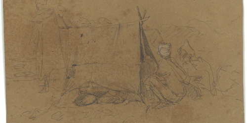 image for: Marià Fortuny - Campament marroquí - Cap a 1860-1862