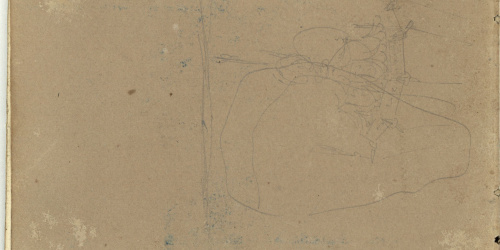image for: Marià Fortuny - Croquis inconcret - Cap a 1863-1866