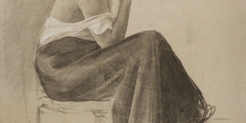 image for: Josep Llimona - Dona asseguda - 1900