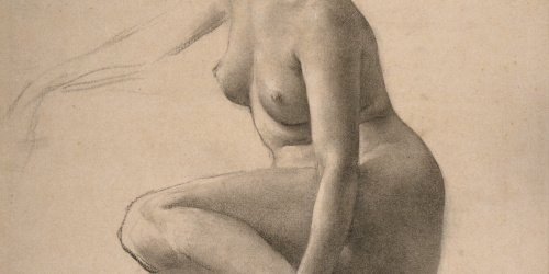 image for: Josep Llimona - Nu femení - Cap a 1907