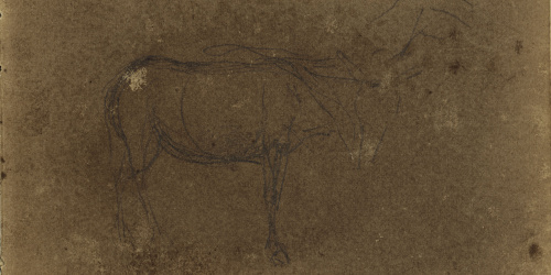 image for: Marià Fortuny - Mula (anvers) / Pota de mula (revers) - Cap a 1866-1872