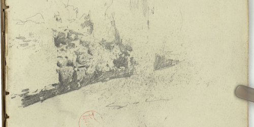 image for: Marià Fortuny - Mur (anvers) / Terrissaire (revers) - Cap a 1866-1872