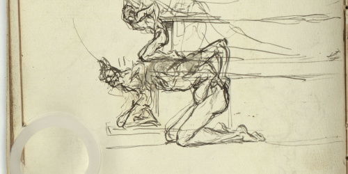 image for: Marià Fortuny - Pedestal d&#039;estil renaixentista (anvers) / Pedestals d&#039;estil renaixentista (revers) - Cap a 1863-1866
