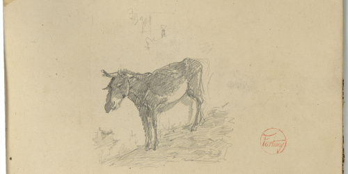 image for: Marià Fortuny - Estudi per a l&#039;aquarel·la «Vista de la ciutat de Tànger des del soc» - Cap a 1862