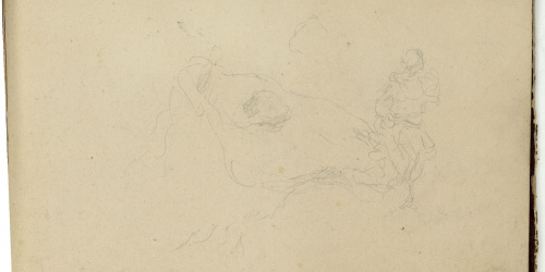 image for: Marià Fortuny - Estudi per a l&#039;aquarel·la «Vista de la ciutat de Tànger des del soc» - Cap a 1862