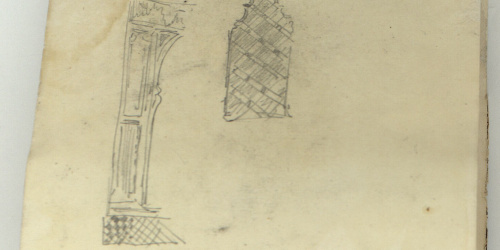 image for: Marià Fortuny - Llinda d'una porta i finestra d'estil musulmà - Cap a 1862