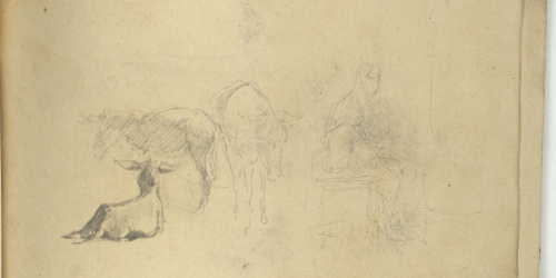 image for: Marià Fortuny - Estudi per a l&#039;aquarel·la «Vista de la ciutat de Tànger des del soc» - Cap a 1862