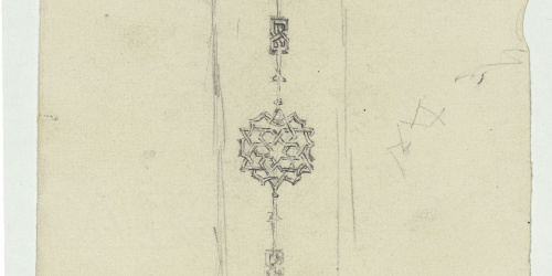 image for: Marià Fortuny - Motiu ornamental d'estil musulmà - Cap a 1870-1872