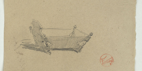 image for: Marià Fortuny - Bressol - Cap a 1870-1874