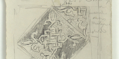image for: Marià Fortuny - Motius ornamentals d&#039;estil musulmà - Cap a 1870-1872