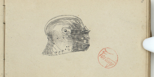 image for: Marià Fortuny - Casc - Cap a 1873