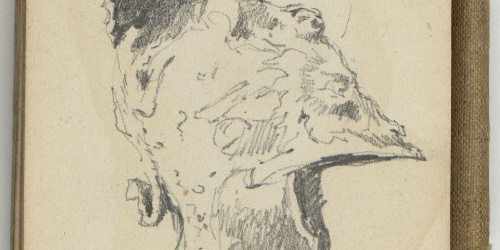 image for: Marià Fortuny - Casc - Cap a 1873