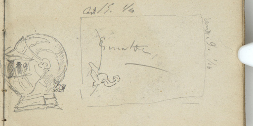 image for: Marià Fortuny - Casc - Cap a 1873