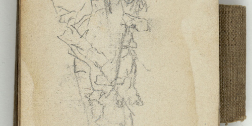 image for: Marià Fortuny - Esbós de figura - Cap a 1870