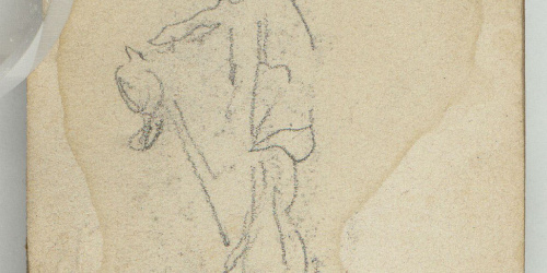 image for: Marià Fortuny - Esbós de figura - Cap a 1870