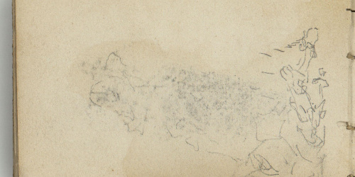image for: Marià Fortuny - Croquis inconcret - Cap a 1870