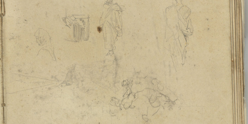 image for: Marià Fortuny - Marroquins i altres esbossos - Cap a 1862