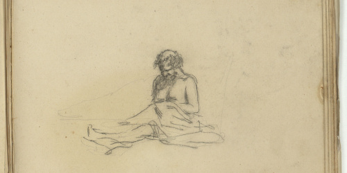 image for: Marià Fortuny - Home assegut - Cap a 1862