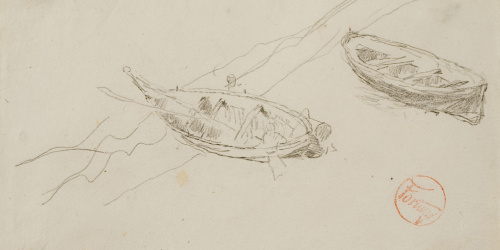 image for: Marià Fortuny - Estudi per al quadre «Platja de Portici» - Cap a 1874