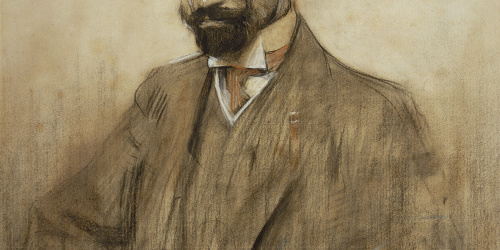 image for: Ramon Casas - Retrat de Jacinto Benavente - Cap a 1904-1905