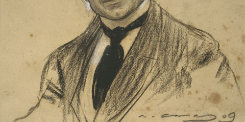 image for: Ramon Casas - Retrat de Dionís Baixeras - 1909