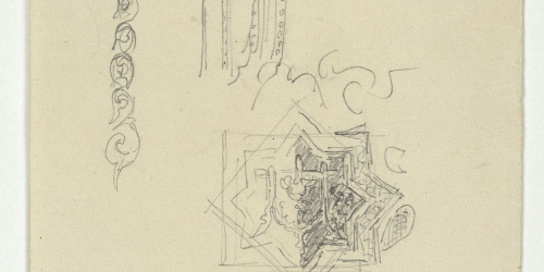 image for: Marià Fortuny - Motiu ornamental d&#039;estil musulmà - Cap a 1870-1872