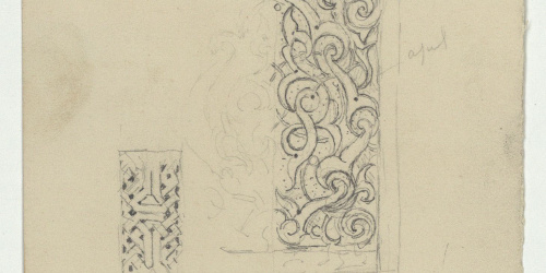 image for: Marià Fortuny - Motius ornamentals d&#039;estil musulmà - Cap a 1870-1872