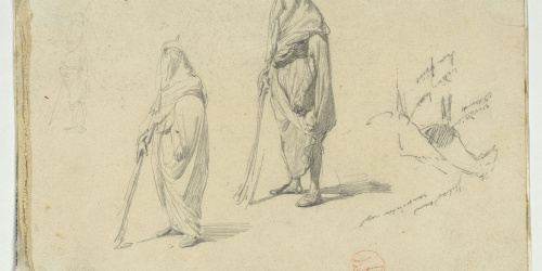 image for: Marià Fortuny - Marroquins i cavall - Cap a 1860-1862