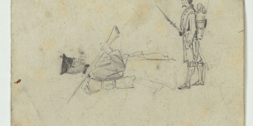 image for: Marià Fortuny - Soldats espanyols - Cap a 1860-1862