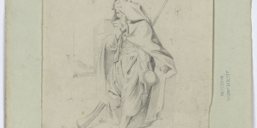 image for: Marià Fortuny - Guerrer nord-africà amb espingarda - Cap a 1856-1858