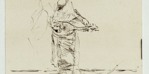 image for: Marià Fortuny - Estudi per al quadre «Músics àrabs» - Cap a 1872