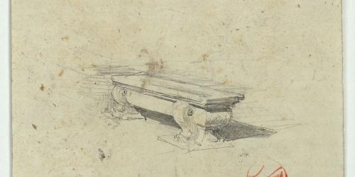 image for: Marià Fortuny - Estudi per a l&#039;aquarel·la «Mascarada» - Cap a 1868-1870