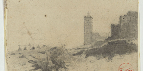 image for: Marià Fortuny - Campament espanyol i qasba de Ceuta - Cap a 1860-1862