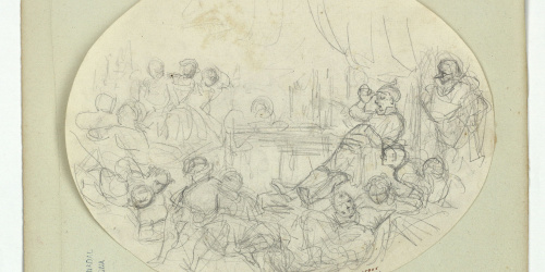 image for: Marià Fortuny - Festa de Carnaval - Cap a 1856-1858