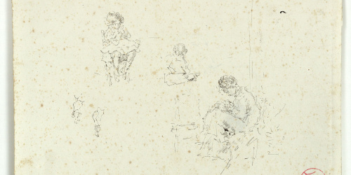 image for: Marià Fortuny - María Luisa, Mariano i Cecilia de Madrazo (anvers) / Cecilia de Madrazo (revers) - Cap a 1874