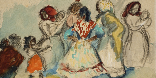 image for: Ricard Canals - Gitanes amb nens - Cap a 1910-1920