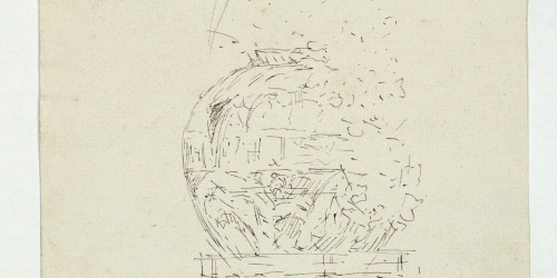image for: Marià Fortuny - Esbós de vas d&#039;estil musulmà - Cap a 1870-1872