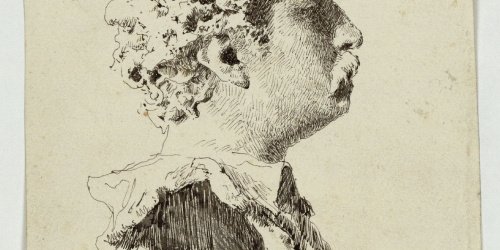 image for: Marià Fortuny - Bust de Fortuny, per Vincenzo Gemito - Cap a 1874