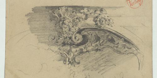 image for: Marià Fortuny - Motllura d&#039;estil rococó - Cap a 1863-1867