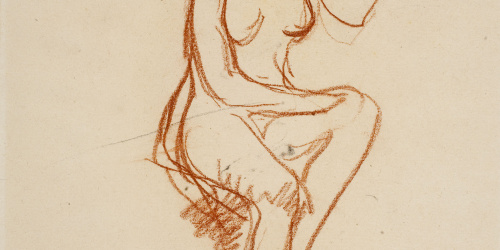 image for: Ricard Canals - Apunt de nu femení - Cap a 1920