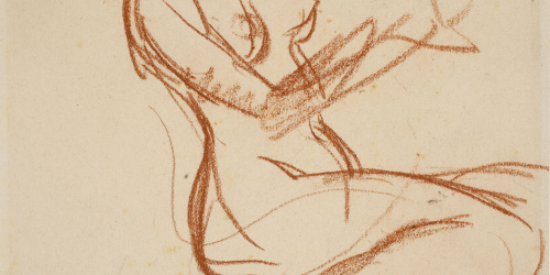 image for: Ricard Canals - Apunt de nu femení - Cap a 1920