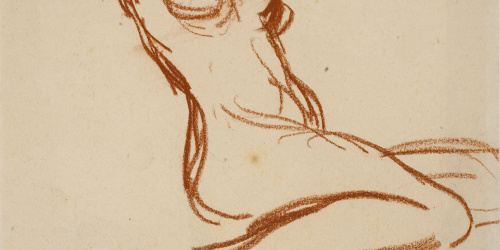 image for: Ricard Canals - Apunt de nu femení - Cap a 1920